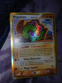 Pokemon EX Dragon Frontiers Meganium Holo 4/101 Mp - Image 1