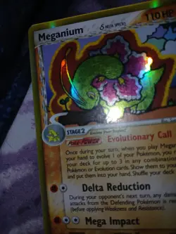 Pokemon EX Dragon Frontiers Meganium Holo 4/101 Mp - Image 3