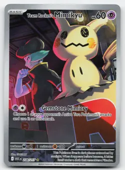 Team Rocket's Mimikyu 238/217 NM - Ascended Heroes - Illustration Rare - Pokemon - Image 1