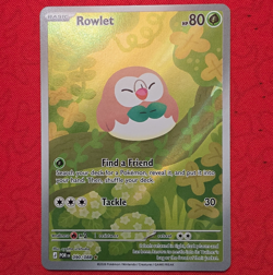 Nintendo Pokemon TCG Rowlet 090/088 Illustration Rare Holo EN 2026 - Image 1