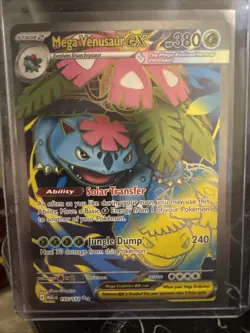 Mega Venusaur ex 155/132 Ultra Rare Pokemon TCG Mega Evolution Holo Card NM - Image 1