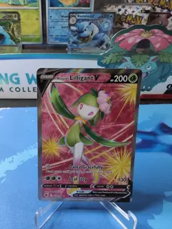 Pokemon Holofoil - Hisuian Lilligant V (Full Art) - 162/189 / NM / English - Image 1