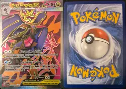 Mega Dragalge ex 104/086 Holo Ultra Rare Chaos Rising Pokemon Near Mint - Image 1