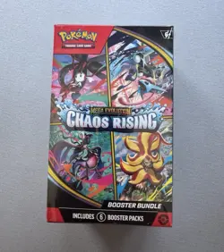 Pokemon TCG Mega Evolution Chaos Rising Booster Bundle 6 Packs - Image 1