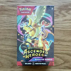 Pokemon TCG Mega Evolution—Ascended Heroes Booster Bundle Box 6 Packs English - Image 1
