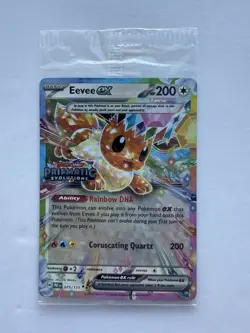 Eevee EX 075/131 (STAMPED) Prismatic Evolutions SEALED Promo Pokemon TCG Card - Image 1