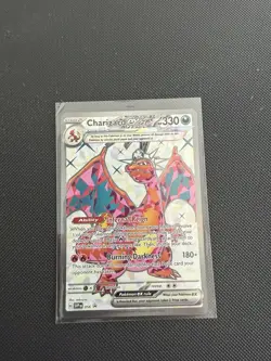 Pokemon TCG Charizard EX SVP056 Holo Black Star Promo Card - Image 1