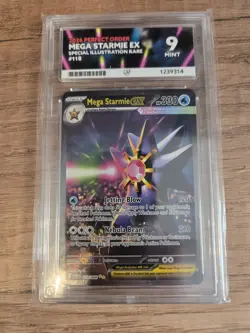 Mega Starmie EX 118/088 SIR Perfect Order ACE 9 MINT - Image 1