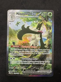 Pokemon Card TCG - Meowscarada EX 256/193 - Paldea Evolved - SIR - NM ⭐ - Image 1