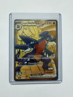 Pokemon TCG Cynthia's Garchomp EX 215/182 Destined Rivals Full Art NM - Image 2