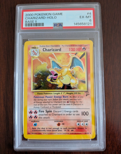 Charizard Base Set 2 WOTC Holo 4/130 PSA 6 English EX-MT - Image 3