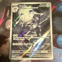 Pokemon TCG Me01 Mega Evolution Steelix EX 150/132 Holo Eng 200 HP Stage 1 - Image 1