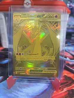 Mega Charizard Y ex 294/217 Mega Hyper Rare Ascended Heroes Pokemon Holo NM - Image 1
