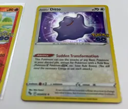 Ditto 053/078 Numel 13/78 Reverse Holo Pokemon Go TCG Card Already Peeled - Image 3