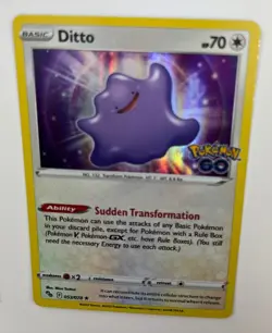 Ditto 053/078 Numel 13/78 Reverse Holo Pokemon Go TCG Card Already Peeled - Image 5