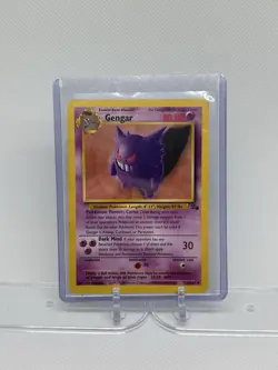 Pokemon TCG - Gengar - 20/62 - Fossil Unlimited - Non Holo Rare - MP/LP - Image 1