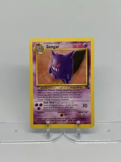 Pokemon TCG - Gengar - 20/62 - Fossil Unlimited - Non Holo Rare - MP/LP - Image 2