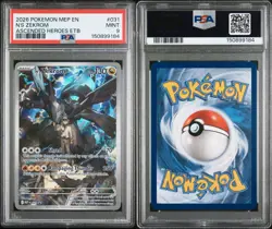 2026 Pokemon Mega Evolution N’s Zekrom 031 PSA 9 Mint Ascended Heroes ETB Promo - Image 3