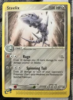 Steelix 23/100 Rare Non Holo Pokemon EX Sandstorm 2003 Trading Card TCG - Image 1