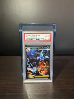 PSA 10 Mega Charizard Ex 125/094 Pokemon Phantasmal Flames Gem Mint SIR English - Image 5