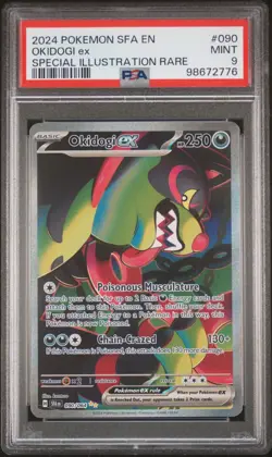 Okidogi ex Special Illustration Rare PSA 9 #090 Pokemon Shrouded Fable - Image 1