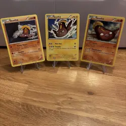 3x Stunfisk Pokemon cards - 2011 & 2013 - LP - Free postage - Noble victories - Image 1