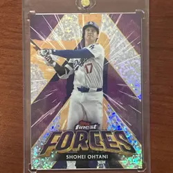 2026 Topps Finest Shohei Ohtani Finest Forces Mini-Diamond Dodgers Case Hit SSP - Image 1