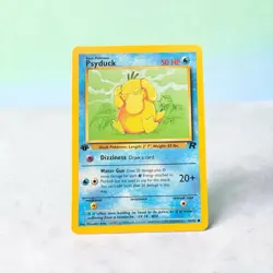 Pokemon Psyduck 65/82 1st Edition Team Rocket Common WOTC NM Vintage Card - Image 1