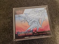 Pokemon TCG Chaos Rising Pokemon Center ETB | NEW & SEALED - With Acrylic Case - Image 1