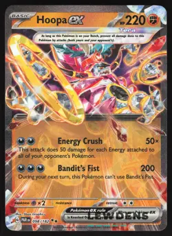 Hoopa ex - 098/182 - Tera Double Rare - Paradox Rift - Pokemon Card - Image 1
