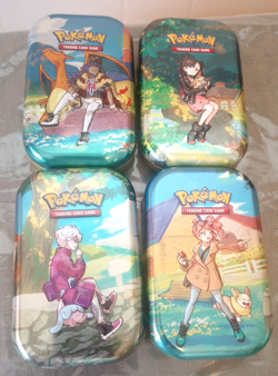 Pokemon TCG Crown Zenith Mini tins empty lot of 4 NO CARDS - Image 1