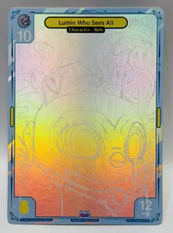 Lumin Who Sees All *8/10* 2026 Vibes Birb & Pengu Sketch Card Ultra Rare #52 TCG - Image 4