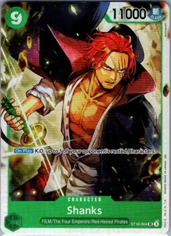 Shanks ST16-004 SR Starter Deck 16: GREEN Uta - One Piece Card - NM - Image 1