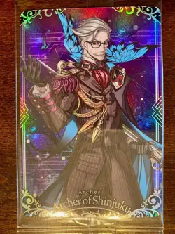 Fate Grand Order FGO Wafer Card Revival Vol. 2 Archer of Shinjuku (Moriarty) Hol - Image 2