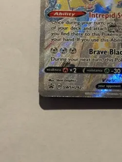 Zacian V (Shiny) SWSH292 SWSH: Sword & Shield Promo Cards Holo - Image 5