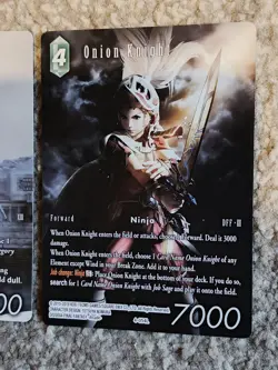 Final Fantasy Opus 4 Full Art Non Foil Cards Lightning 4-115L Onion Knight 054L - Image 2