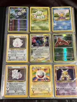 2008 Pokemon Diamond & Pearl Album with Over 81 Cards Many Holo & 1999 Base Set! - Image 2