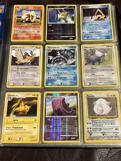 2008 Pokemon Diamond & Pearl Album with Over 81 Cards Many Holo & 1999 Base Set! - Image 5