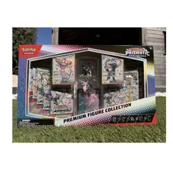 Pokemon TCG Prismatic Evolutions Premium Figure Collection Box Umbreon Espeon - Image 1