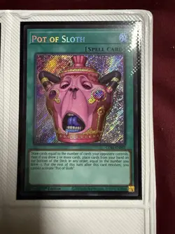 Pot Of Sloth - Yugioh - 1st Ed - Nm - Image 1