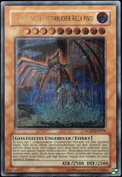 Yu-Gi-Oh! Erdgebundener Unster. Aslla Piscu RGBT Ultimate Rare [GD-EX] | DE 2009 - Image 1