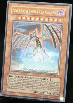 Yu-Gi-Oh! Erdgebundener Unster. Aslla Piscu RGBT Ultimate Rare [GD-EX] | DE 2009 - Image 3