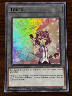 Yu-Gi-Oh! TCG Token Zuzu & Bloom Diva Melodious Choir TKN5-EN003 Holo - Image 1