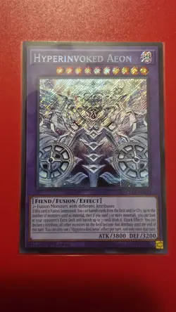 Konami Yu-Gi-Oh! Hyperinvoked Aeon CORE-EN033 1st secret rare x3 - Image 1