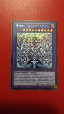 Konami Yu-Gi-Oh! Hyperinvoked Aeon CORE-EN033 1st secret rare x3 - Image 2