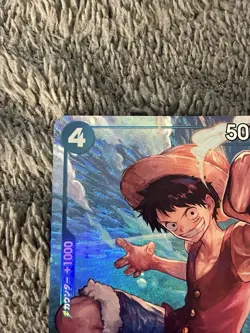 Monkey D. Luffy (Full Art Holo) P-055 P ONE PIECE Card The BestPRB-01Japanese NM - Image 2
