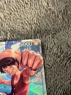 Monkey D. Luffy (Full Art Holo) P-055 P ONE PIECE Card The BestPRB-01Japanese NM - Image 3