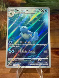 Wartortle 171/165 Sv: Scarlet & Violet 151 Holo IR Full Art - Image 1