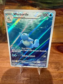 Wartortle 171/165 Sv: Scarlet & Violet 151 Holo IR Full Art - Image 2