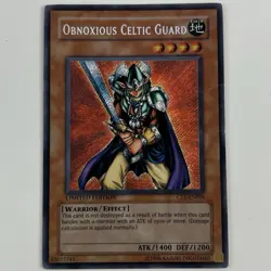 Obnoxious Celtic Guard CT1-EN006 Yu-Gi-Oh Card 2004 Secret Rare Holo Limited MP - Image 1